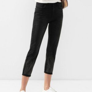 Current/Elliott The Vintage Cropped Slim Stud Jean